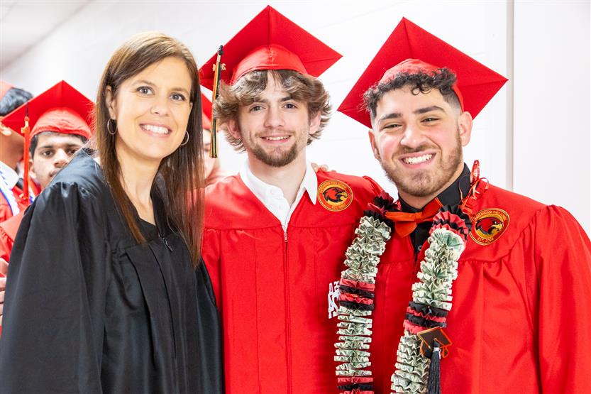 Students celebrate graduating